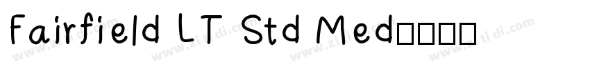 Fairfield LT Std Med字体转换